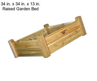 34 in. x 34 in. x 13 in. Raised Garden Bed