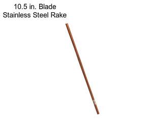 10.5 in. Blade Stainless Steel Rake