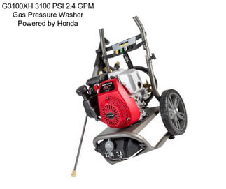 G3100XH 3100 PSI 2.4 GPM Gas Pressure Washer Powered by Honda