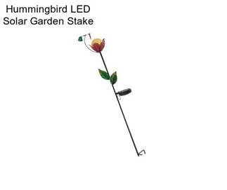 Hummingbird LED Solar Garden Stake