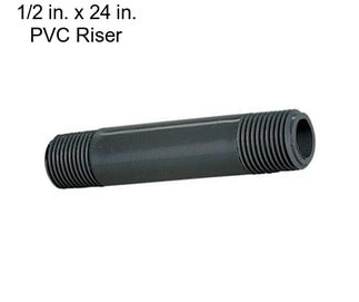 1/2 in. x 24 in. PVC Riser