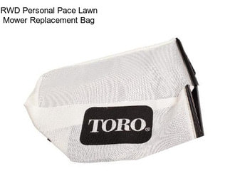 RWD Personal Pace Lawn Mower Replacement Bag