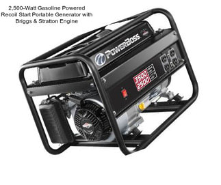 2,500-Watt Gasoline Powered Recoil Start Portable Generator with Briggs & Stratton Engine