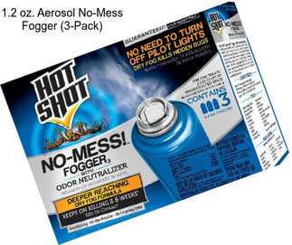 1.2 oz. Aerosol No-Mess Fogger (3-Pack)