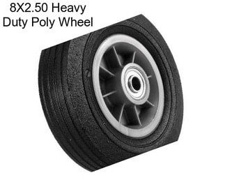 8X2.50 Heavy Duty Poly Wheel