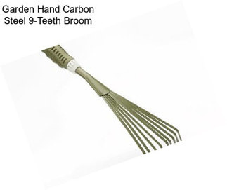Garden Hand Carbon Steel 9-Teeth Broom