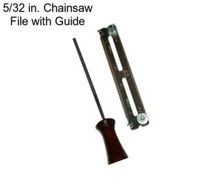 5/32 in. Chainsaw File with Guide