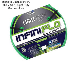 InfiniFlo Classic 5/8 in. Dia x 50 ft. Light Duty Garden Hose