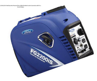 2,200/2,000-Watt Gasoline Powered Recoil Start Portable Inverter Generator with 80 cc Ducar Engine