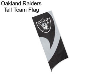 Oakland Raiders Tall Team Flag