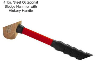 4 lbs. Steel Octagonal Sledge Hammer with Hickory Handle