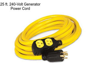 25 ft. 240-Volt Generator Power Cord