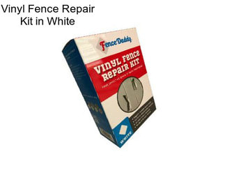 Vinyl Fence Repair Kit in White