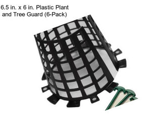6.5 in. x 6 in. Plastic Plant and Tree Guard (6-Pack)