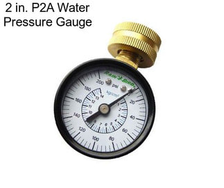 2 in. P2A Water Pressure Gauge