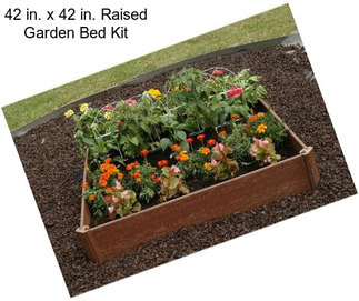 42 in. x 42 in. Raised Garden Bed Kit