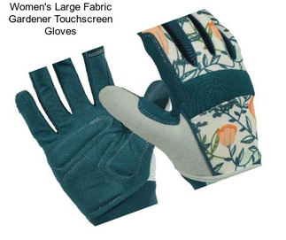 Women\'s Large Fabric Gardener Touchscreen Gloves