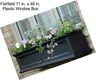 Fairfield 11 in. x 48 in. Plastic Window Box