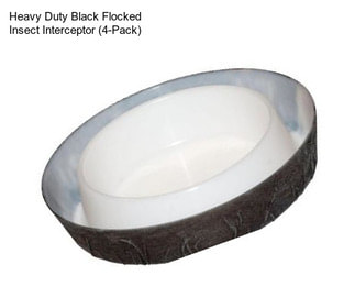 Heavy Duty Black Flocked Insect Interceptor (4-Pack)