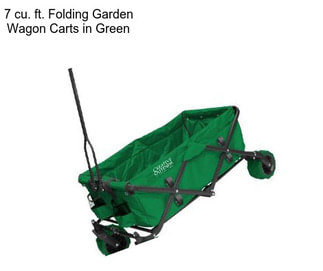 7 cu. ft. Folding Garden Wagon Carts in Green