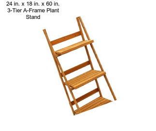 24 in. x 18 in. x 60 in. 3-Tier A-Frame Plant Stand