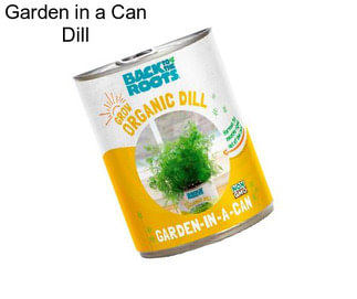 Garden in a Can Dill