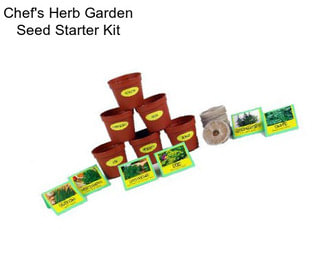 Chef\'s Herb Garden Seed Starter Kit