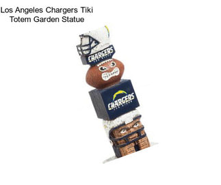 Los Angeles Chargers Tiki Totem Garden Statue