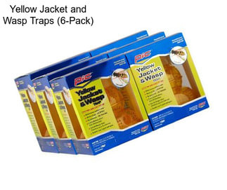 Yellow Jacket and Wasp Traps (6-Pack)