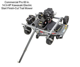 Commercial Pro 60 in. 14.5-HP Kawasaki Electric Start Finish-Cut Trail Mower