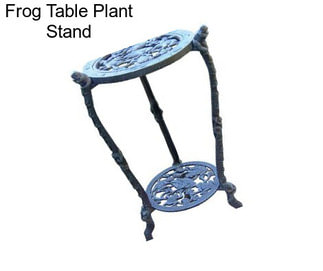 Frog Table Plant Stand