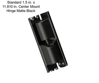 Standard 1.5 in. x 11.810 in. Center Mount Hinge Matte Black