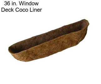 36 in. Window Deck Coco Liner