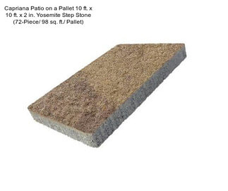 Capriana Patio on a Pallet 10 ft. x 10 ft. x 2 in. Yosemite Step Stone (72-Piece/ 98 sq. ft./ Pallet)