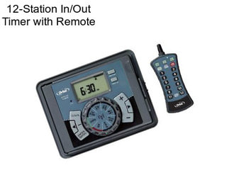 12-Station In/Out Timer with Remote