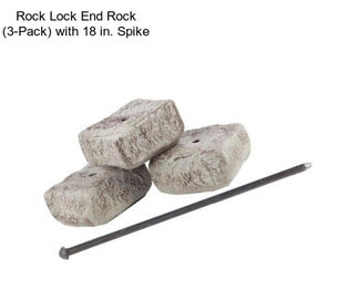 Rock Lock End Rock (3-Pack) with 18 in. Spike