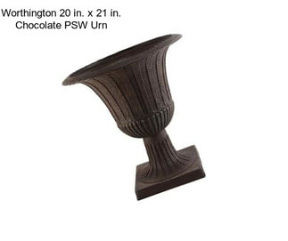 Worthington 20 in. x 21 in. Chocolate PSW Urn