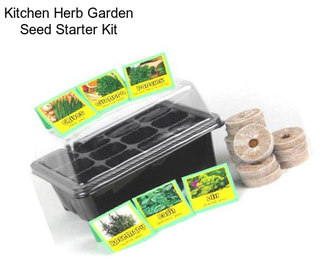 Kitchen Herb Garden Seed Starter Kit