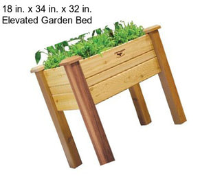 18 in. x 34 in. x 32 in. Elevated Garden Bed