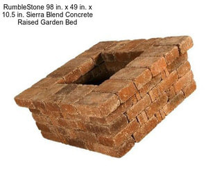 RumbleStone 98 in. x 49 in. x 10.5 in. Sierra Blend Concrete Raised Garden Bed