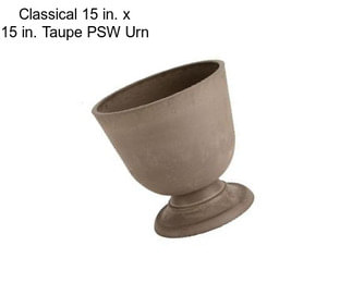 Classical 15 in. x 15 in. Taupe PSW Urn