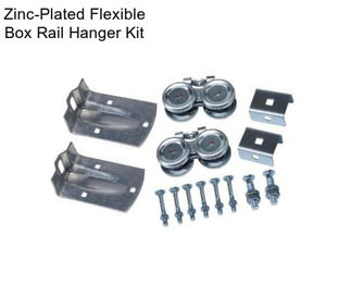 Zinc-Plated Flexible Box Rail Hanger Kit