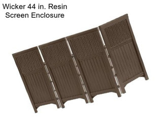 Wicker 44 in. Resin Screen Enclosure