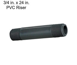 3/4 in. x 24 in. PVC Riser