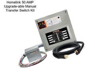 Homelink 50 AMP Upgrade-able Manual Transfer Switch Kit