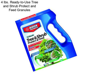 4 lbs. Ready-to-Use Tree and Shrub Protect and Feed Granules