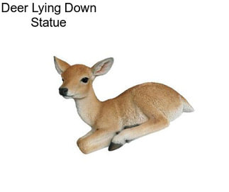 Deer Lying Down Statue