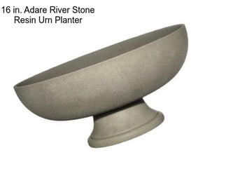 16 in. Adare River Stone Resin Urn Planter