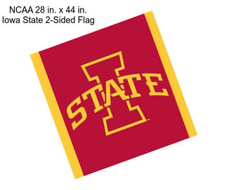 NCAA 28 in. x 44 in. Iowa State 2-Sided Flag