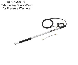18 ft. 4,200-PSI Telescoping Spray Wand for Pressure Washers